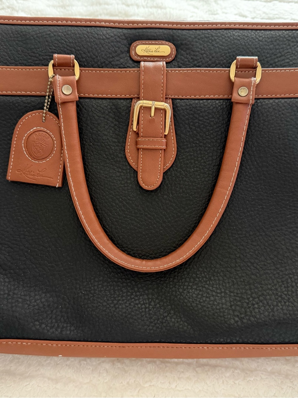 Kathie Lee Collection Vintage Briefcase Bag